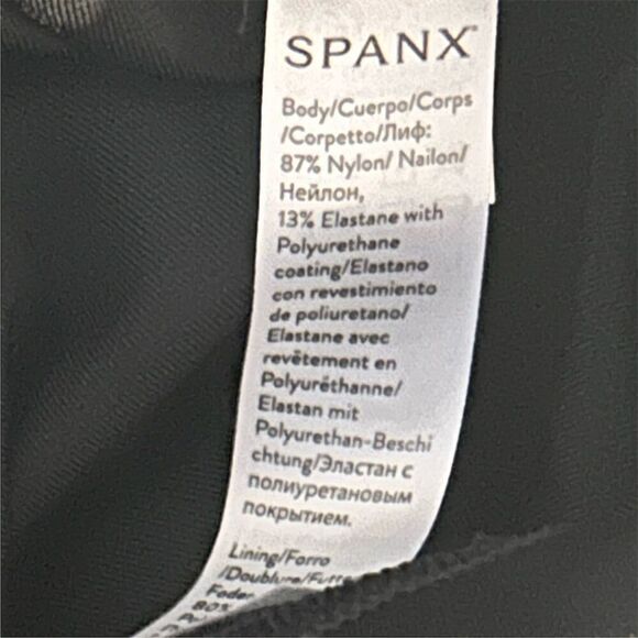 Spanx Women's Faux Leather Moto Leggings Black Size S Casual Jegging - Picture 8 of 9